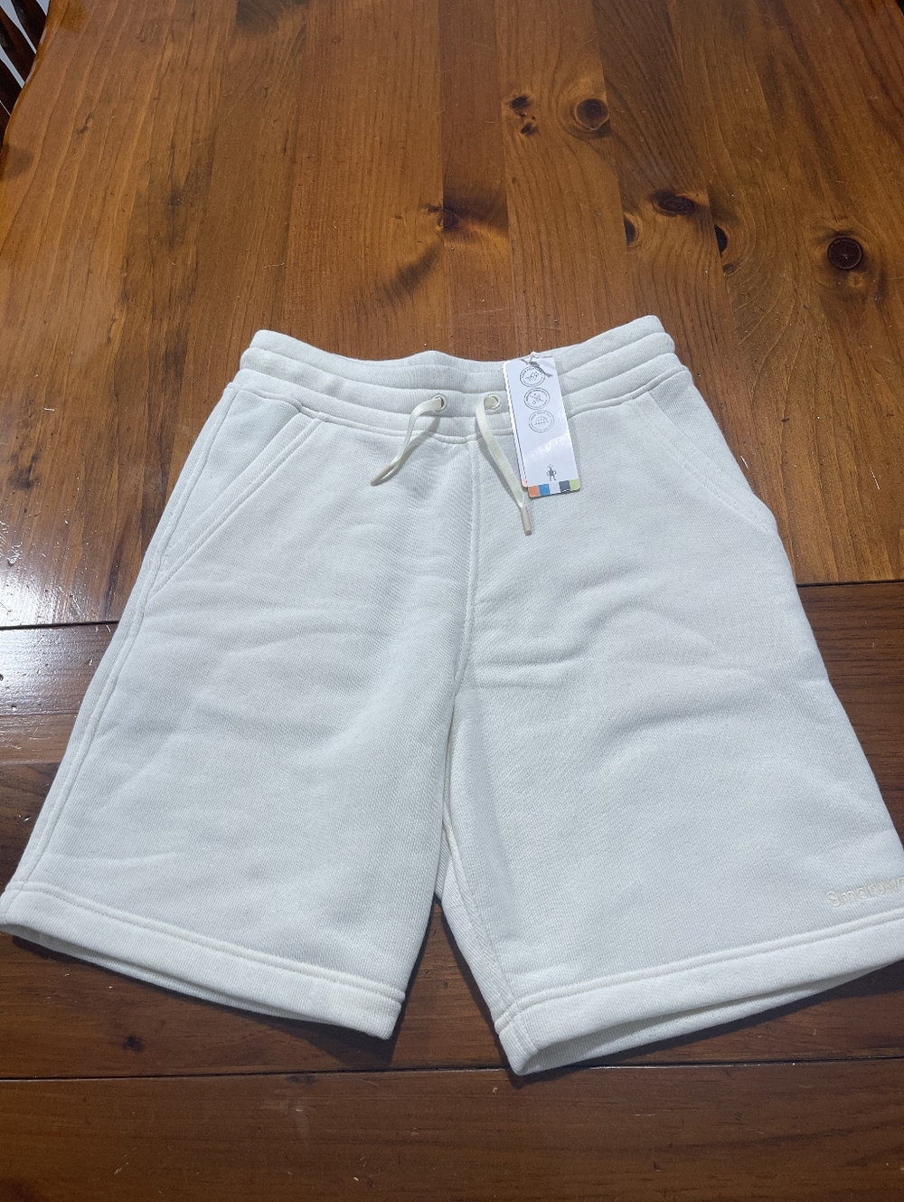 Nwt Smartwool Womens‎ Cream Wool Blend Comfy Casual Lounge Sweat shorts Size XS